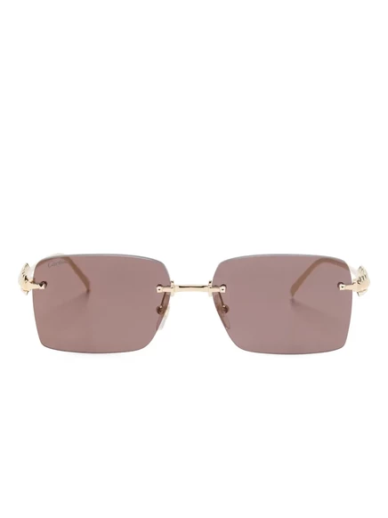 Женские солнцезащитные очки Cartier Eyewear Clash de Cartier, золотистые