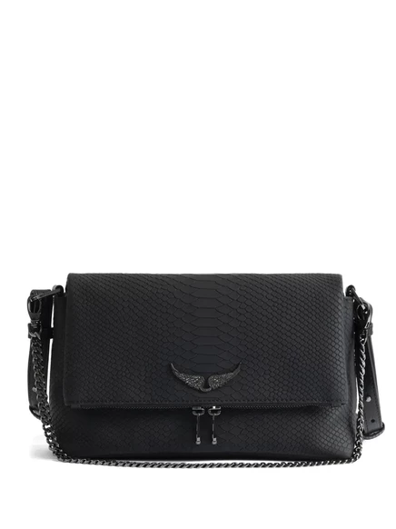 Сумка-ранец Zadig&Voltaire Rocky II Soft Savage с ремешком-цепочкой  black