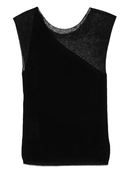Двухслойный топ из шерсти Paloma black
