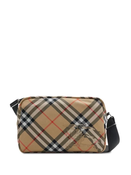 Мужская сумка-мессенджер Burberry Vintage Check, бежевая