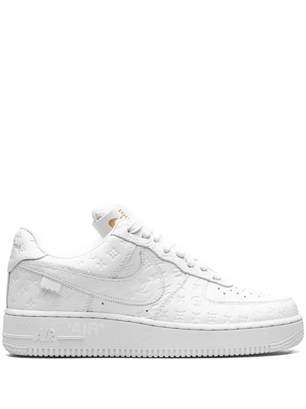 Унисекс кроссовки Nike x Louis Vuitton Air Force 1 Low, белые