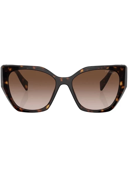 Солнцезащитные очки Prada Eyewear в оправе под черепаху, зеленые