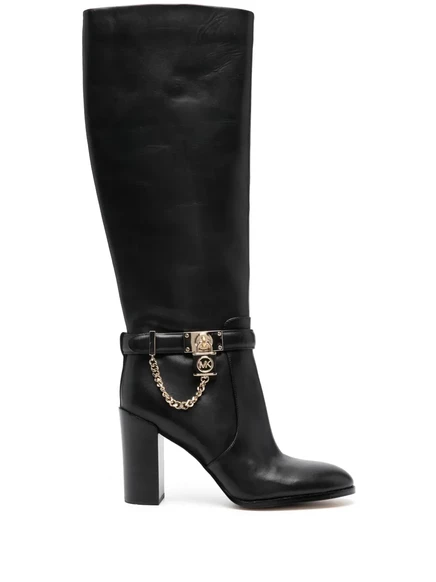 Женские сапоги Michael Kors Hamilton 100 мм, черные