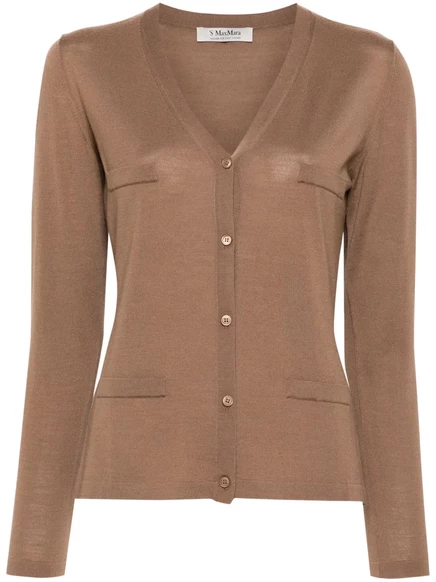 Женский кардиган S. Max Mara Kenya из шерсти, верблюжий