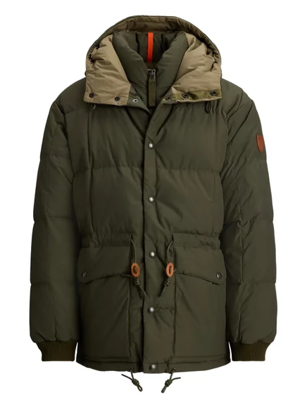 Мужская стеганая куртка Polo Ralph Lauren на молнии, зеленая