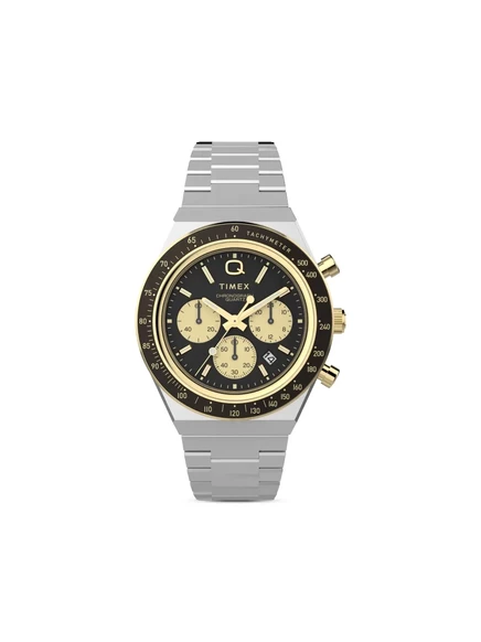 Мужские наручные часы Timex Q 40 мм, серебристые