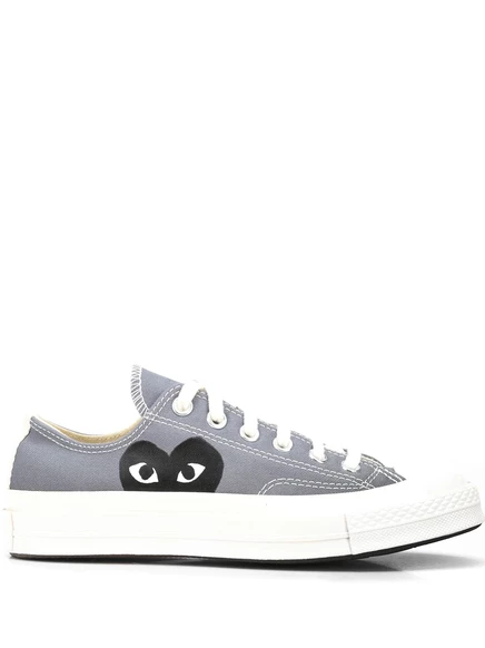 Кеды Comme Des Garçons Play x Converse Chuck Taylor '70 с низким берцем grey