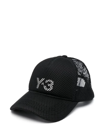 Унисекс кепка Y-3 с сеткой, черная