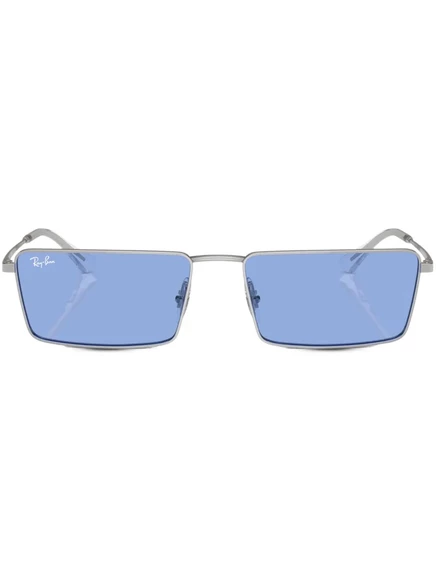 Унисекс солнцезащитные очки Ray-Ban Emy, серебристые