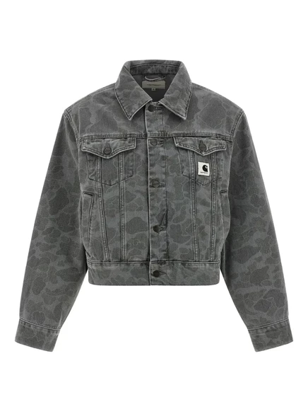 Женская куртка Carhartt WIP Duck Orell, серый камуфляж