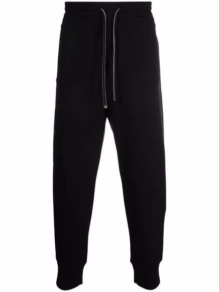 Мужские спортивные брюки Emporio Armani на кулиске, черные