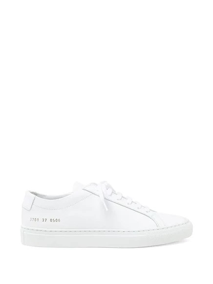 Женские кожаные кеды Common Projects низкие, белые