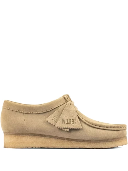Женские лоферы Clarks Originals Wallabee, светло-бежевые