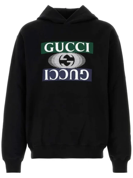 Мужской свитшот Gucci Interlocking G, черный