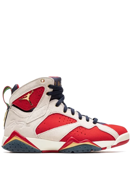 Мужские кроссовки Jordan Retro 7 «Trophy Room», красно-бежевые