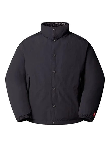 Пуховик в красную клетку The North Face black