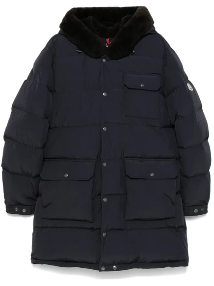 Рябиновое пальто Moncler blue