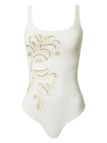 Вышитый купальник TWINSET 00059 madreperla