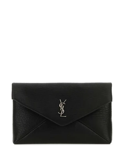 Большая сумка-конверт от Saint Laurent black
