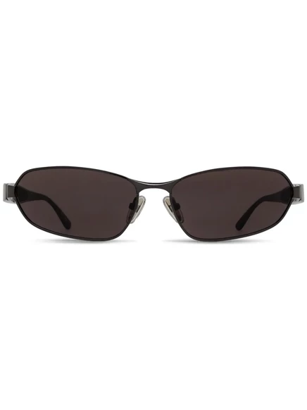Унисекс солнцезащитные очки Balenciaga Eyewear прямоугольные, серые