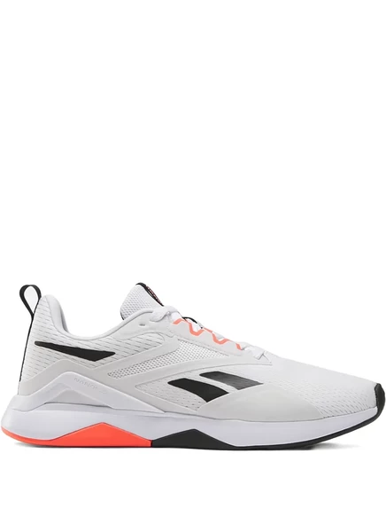 Женские кроссовки Reebok Nanoflex TR 2, бело-оранжевые