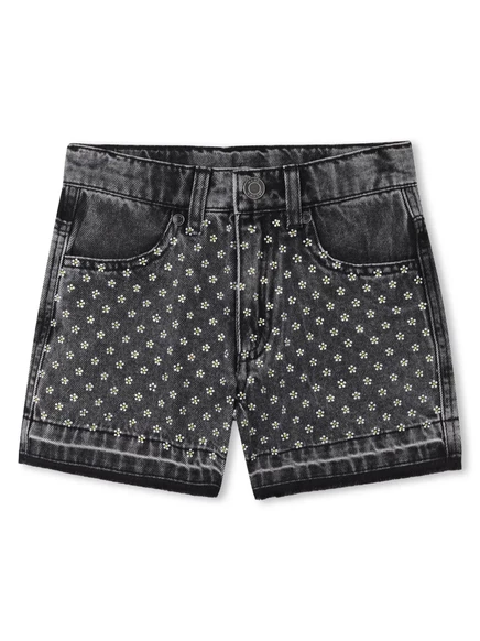 Шорты с нашивкой с логотипом Marc Jacobs Kids  black
