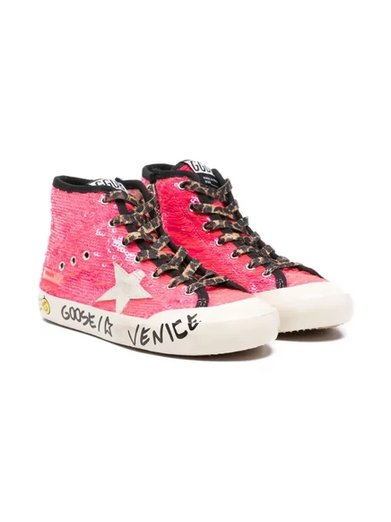 Кроссовки Golden Goose Kids Francy Penstar pink