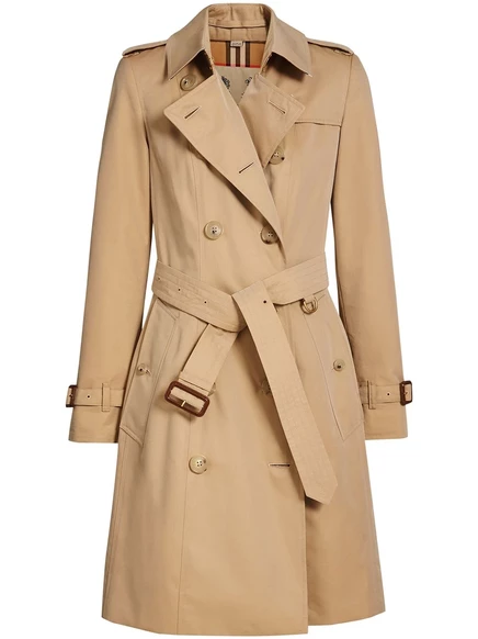 Женский тренч Burberry The Chelsea Heritage, песочный