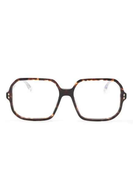 Очки Isabel Marant Eyewear в черепаховой оправе большого размера
