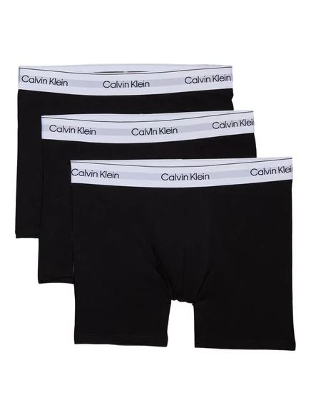 Мужские боксеры Calvin Klein Underwear 3 шт., с логотипом, черные