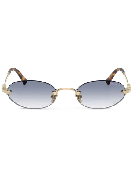 Женские солнцезащитные очки Miu Miu, золотистые