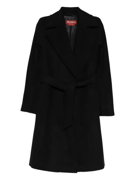 Женское пальто Max Mara Dravenna с поясом, черное