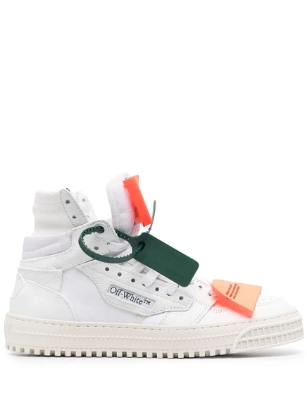 Женские высокие кроссовки Off-White Off Court 3.0, белые