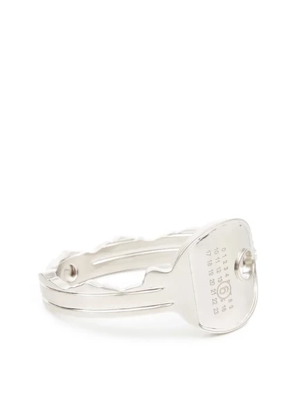 Женский браслет MM6 Maison Margiela ключ, серебристый
