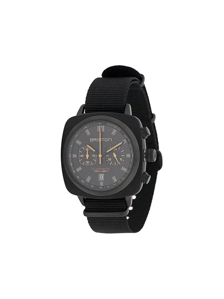 Мужские часы Briston Clubmaster Sport Chrono 42 мм, черные