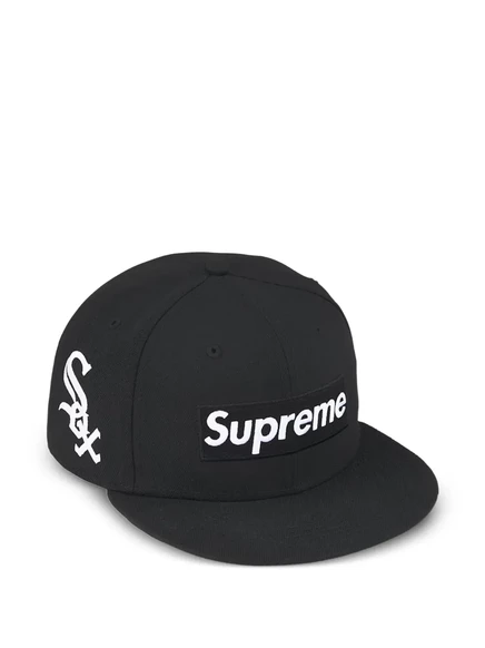 Кепка Supreme MLB Teams Box Logo, черная