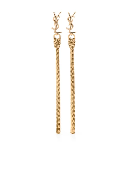 Женские серьги Saint Laurent 803195.Y1500-8030, золотистые