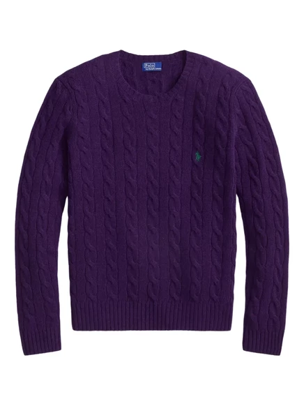 Джемпер Polo Ralph Lauren из плотной вязки purple