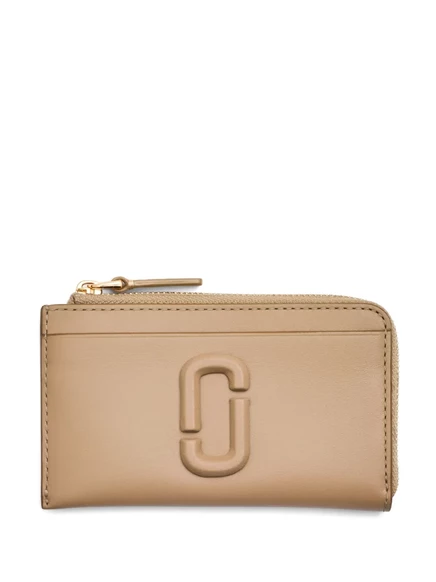 Кошелек Marc Jacobs The Covered J кожаный, коричневый