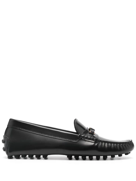 Женские кожаные лоферы Tod's с мокасинной строчкой, черные