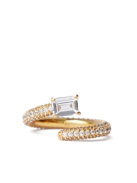 Женское кольцо Izabel Display The Twist, золотистое