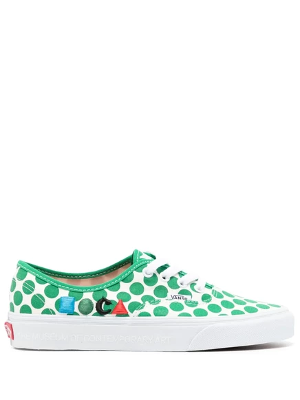 Мужские кеды Vans x MOCA Authentic, хлопок, зеленые