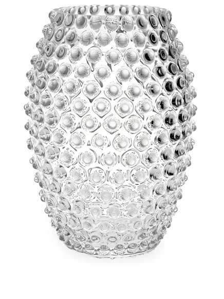 Ваза Klimchi Hobnail Egg хрустальная, белая