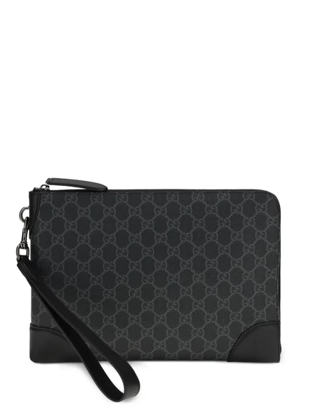 Мужской портфель Gucci с эмблемой GG, черный