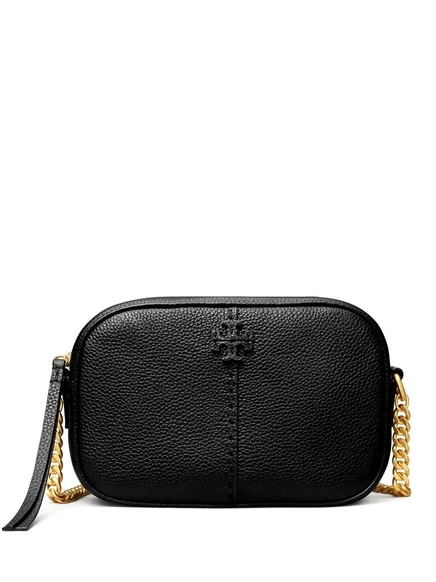 Кожаная сумка для фотоаппарата Tory Burch McGraw black