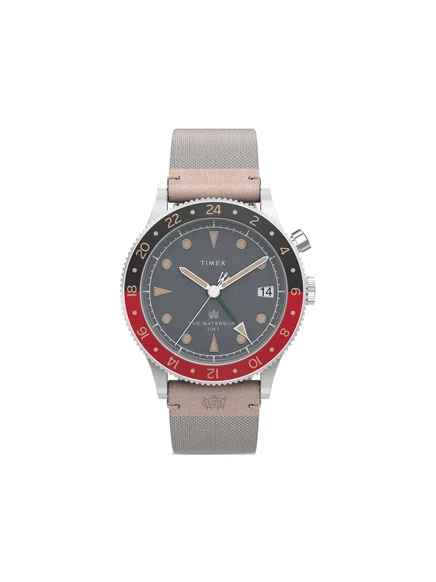 Мужские часы Timex Waterbury Traditional GMT 39 мм, черные