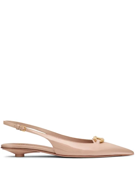 Женские балетки Valentino Garavani VLogo, розовые