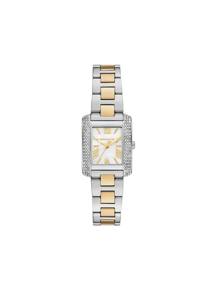 Женские часы michael kors emery 22 мм сталь, белые