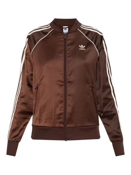 атласная куртка adidas SST Adicolor на молнии brown
