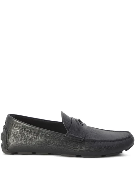 Мокасины Gucci из кожи  black